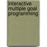 Interactive multiple goal programming by Goedhart