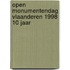 Open Monumentendag Vlaanderen 1998 10 jaar