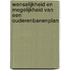 Wenselijkheid en mogelijkheid van een ouderenbanenplan
