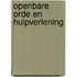 Openbare orde en hulpverlening