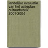 Landelijke evaluatie van het Actieplan Cultuurbereik 2001-2004 door T. Ijdens