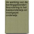 De werking van de Leerlinggebonden Financiering in het basisonderwijs en voortgezet onderwijs