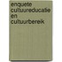 Enquete Cultuureducatie en Cultuurbereik