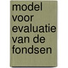 Model voor evaluatie van de fondsen by Ydens
