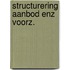 Structurering aanbod enz voorz.