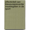 Effectiviteit van blessurepreventie maatregelen in de sport door P.C. den Hertog