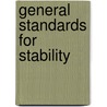 General standards for stability by Jan van Aken