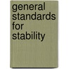 General standards for stability door Jan van Aken