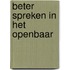 Beter spreken in het openbaar