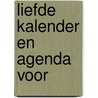 Liefde kalender en agenda voor door Ley