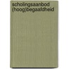 Scholingsaanbod (hoog)begaafdheid door R. Frietman