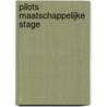 Pilots maatschappelijke stage door M. Bruning
