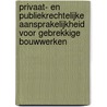 Privaat- en publiekrechtelijke aansprakelijkheid voor gebrekkige bouwwerken door P.J.M. Drion