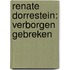 Renate Dorrestein: Verborgen gebreken