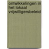 ontwikkelingen in het lokaal vrijwilligersbeleid door T. van der Pennen