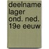 Deelname lager ond. ned. 19e eeuw