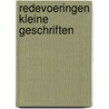 Redevoeringen kleine geschriften door Vooys
