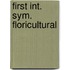 First int. sym. floricultural