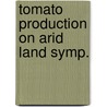 Tomato production on arid land symp. door El Beltagy