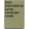 Third international symp. computer mode door Buwalda