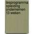 Lesprogramma opleiding ondernemen 13 weken