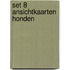 Set 8 ansichtkaarten Honden