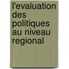 L'evaluation des politiques au niveau regional door S. Jacob
