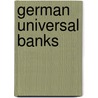 German universal Banks by A. Bryson