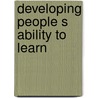 Developing people s ability to learn by Nyhan