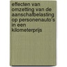 Effecten van omzetting van de aanschafbelasting op personenauto's in een kilometerprijs door P.J. Besseling