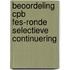 Beoordeling CPB FES-ronde Selectieve Continuering