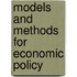 Models and methods for economic policy