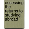 Assessing the returns to studying abroad by H.D. Webbink