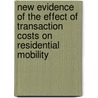 New evidence of the effect of transaction costs on residential mobility by M. van Leuvensteijn