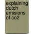 Explaining Dutch emisions of CO2