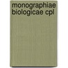 Monographiae biologicae cpl door Onbekend
