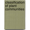 Classification of plant communities door Onbekend