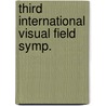 Third international visual field symp. by Greve