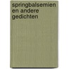 Springbalsemien en andere gedichten door Baan