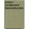 Extern rendement basiseducatie by M. Wolbers