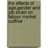 The effects of age,gender and job strain on labour market outflow