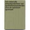 Het onbenutte arbeidspotentieel van apothekersassistenten voor de openbare apotheek by F. Corvers
