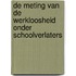 De meting van de werkloosheid onder schoolverlaters