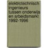 Elektrotechnisch ingenieurs tussen onderwijs en arbeidsmarkt 1992-1996