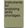 Instruments for analysing skills shortages door J. Hoevenberg