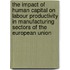The impact of human capital on labour productivity in manufacturing sectors of the European Union