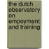The Dutch observatory on empoyment and training