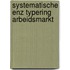 Systematische enz typering arbeidsmarkt