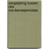 Vergelyking tussen cbs roa-beroepenclass by Rudolf Dekker