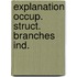 Explanation occup. struct. branches ind.